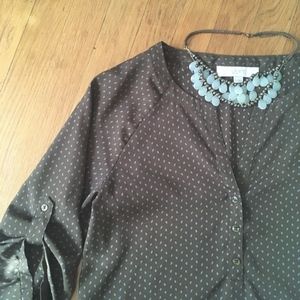 LOFT Green Blouse